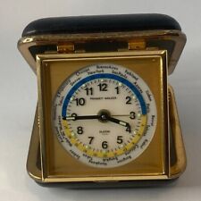 VTG Phinney-Walker World Traveler Alarm Clock Wind Up WORKS- Japan- RARE picture
