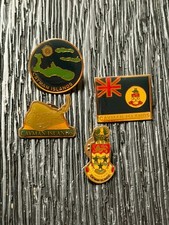 VINTAGE 2004 Cayman Islands Souvenir Enamel Pin Lot of 4 picture