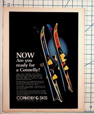 Vintage Connelly Skis Ad Magazine Print Winter Sports Lynnwood WA picture