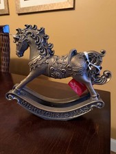 Martha Stewart Christmas Rocking Horse Figurine Holiday Decor Viral NWT (HTF) picture