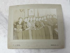 1890s T J Rice Oberlin Ohio Group Photo 13 Women Possible Oberlin College picture
