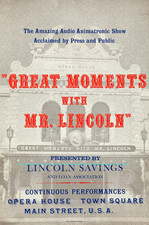 1965 Disneyland Great Moments with Mr Lincoln Opera House Poster 11 x 17 Anaheim picture
