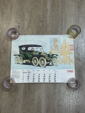 TRW 1983 Automotive America Calendar 1911-1983 Model Cars Wasp Bucciali Phantom picture