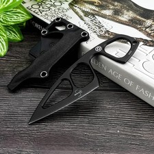 440C Steel Tactical Fixed Blade Knife EDC Pocket Knife + Sheath picture