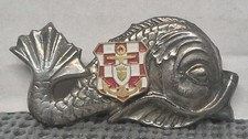 RARE Vintage WWII-ERA Croatian Naval Legion Breast Badge (1944 Pattern) picture