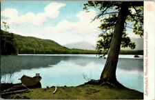 1907. ADIRONDACK MOUNTAINS, NY. AMPERSAND POND. POSTCARD MM3 picture