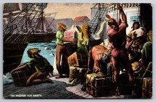 The Boston Tea Party Boston Massachusetts Postcard picture
