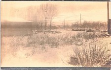 RPPC Salt Lake City Utah Scene on Outskirts of Town 