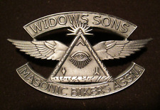 widows sons masonic bikers ass. freemasons pin picture