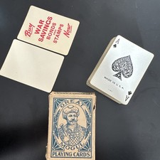 Antique Belgium Great Mogul Playing Cards 52 Cards Full Set picture