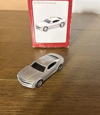 Carlton Cards Heirloom Ornament Silver Camaro Car American Greetings Fast Ship. picture