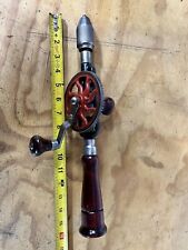 Vintage Millers Falls Dual Pinion #2 Eggbeater Hand Drill, Bits In Handle, Fine picture