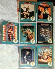1993 TSR Ravenloft & Dark Sun Women of Fantasy 7 Non-Sport Trading Cards Vintage picture
