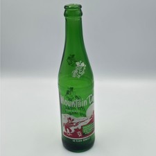 Vintage Mountain Dw Bottle Rock 'N Roll Hillbilly Green 10 Oz Soda Bottle G20268 picture