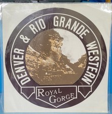 CB42: Denver & Rio Grande Western D&RGW Railroad Train Sticker Decal Window 13