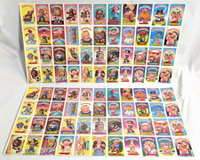 1986 Garbage Pail Kids OS4 Series 4 UNCUT SHEETS a & b Set WOODY ALAN Checklist picture
