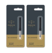 2 X Parker Fountain Pen Ink Converter - Slide or Push Piston Fill Ink Cartridge picture
