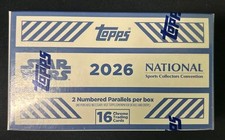 2026 Topps National Convention NSCC Star Wars Factory Sealed Box 16 Chrome Cards picture
