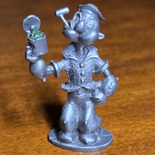 1980 KFS Spoontiques Pewter POPEYE Sailorman Tugboat Cartoon Miniature Figure picture