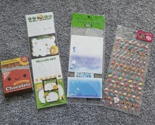 Japan Korea Vtg? Stationery Lot - Labels Stickers Morning Glory Babu Kamio picture