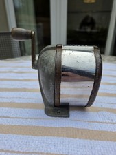 Vintage Boston Model L Pencil Sharpener C Howard Hunt Camden NJ USA Hand Crank picture