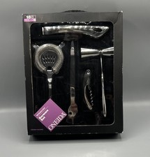 Oneida Barware Set 18/8 Stainless Steel 5 Piece New In box picture
