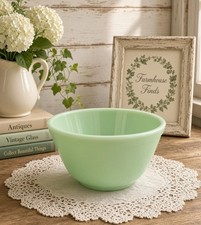 Mosser Jadeite Mixing Bowl 6 Inch Pyrex Mold Green Milk Glass New Excellent picture