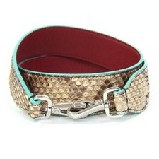 FENDI Strap You Python and Leather Shoulder Strap for Bags Brown Mint green z36 picture