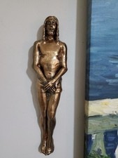 Shroud of Turin sculpture with Reliquary Stone From Tomb of Jesus Holy Sepulchre picture
