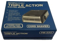 Vintage Remington Triple Action Electric Shaver with Original Box New picture