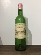 1967 VIEUX CHATEAU CERTAN, Pomerol,  Empty Bottle, vintage antique wine picture