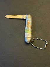 Vintage Germany 2” Single Blade Pocket Knife Royal Canadian Mounted Police RCMP picture