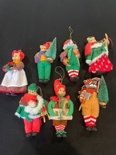 Rare VNT Set of Shenandoah Toy Animals Christmas Ornaments Stand 7