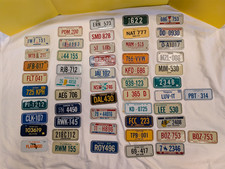 1975 - 1979 Post Mini US State Bike License Plates Complete Set of 50 w 4 Extras picture