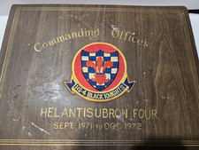 HS-4 BLACK KNIGHTS 1971-1972 Photo Album Commanding Officer, Change of Command picture