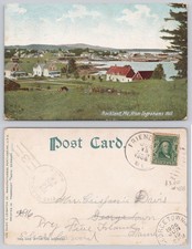 Rockland ME from Ingraham's Hill Postcard 1906 Georgetown Five Islands Maine picture