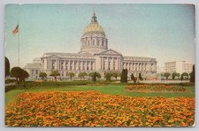 City Hall San Francisco With Dome View Postcard picture