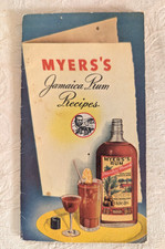 Vintage Myers's Jamaican Rum Recipes Brochure Fred L. Myers Delpenha Laight St picture