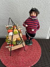 Byers Choice Style “get Ready For Fall” Pumpkin Stand-Caroler Not Included picture