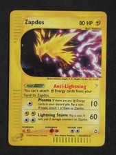 Pokemon Zapdos H32/H32 Holo English Aquapolis WOTC 2003 picture