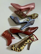 Random Miniature Decorative Shoes Lot Of 6 Mini High Heels Decor Collection Used picture
