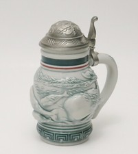 Avon Sperm Whale Endangered Species Lidded Numbered Miniature Stein Mug picture