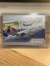 2004 Delta Airline Pilot Trading Card #16 Mexico Boeing 737-800 picture