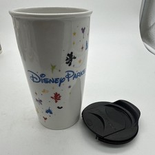 RARE 2015 Starbucks Disney Parks Ceramic Coffee Mug 12 oz Retired Tumbler  picture