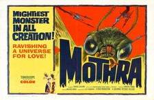 Mothra 1962 Movie Poster Print Wall Art Home Decor Vintage Film v2 picture