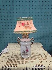 Vintage Wales Japan Handpainted Bisque Porcelain Small Lamp/Nightlight, Adorable picture