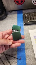 Custom Blue Green Chameleon Zippo Lighter New Unused Custom Paint Work. picture