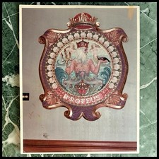 Vintage 1960s Spangenberg Krewe of Proteus Mardi Gras Tableau Crest Photo NOLA picture