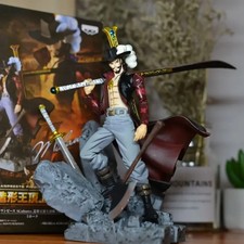 15CM One Piece Dracule Mihawk Eagle Eye PVC Action Figure Collectible Gift picture