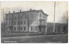 Barker House Hotel Morrisville NY New York c1912 Real Photo RPPC Postcard picture